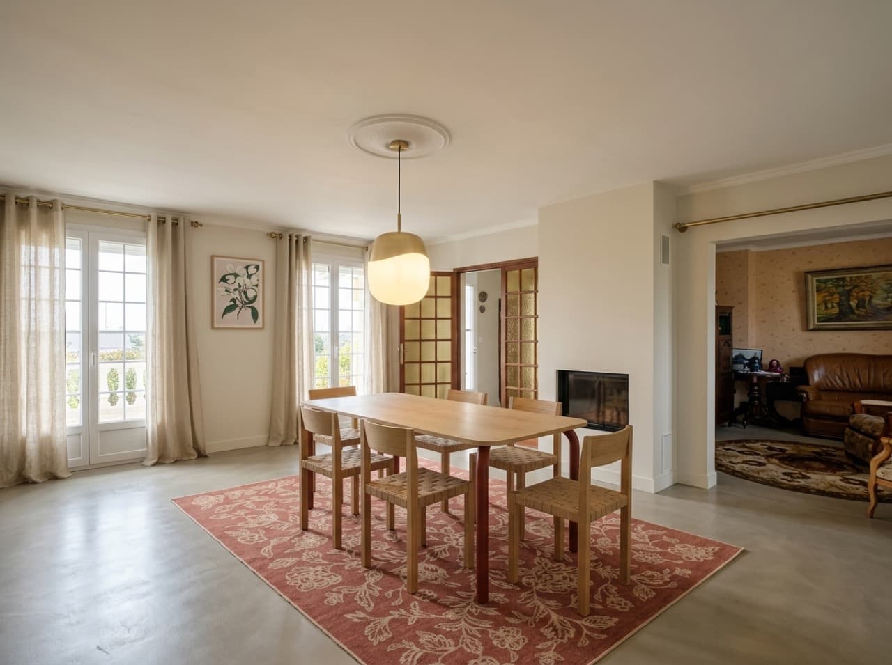Concrete & Oak makeover render